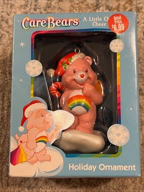 2004 American Greetings Cheer Bear Care Bears Christmas Ornament z28